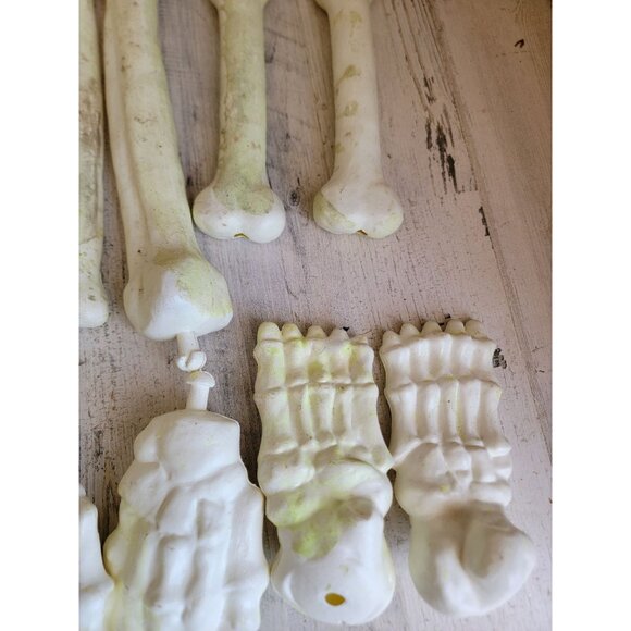 Vintage glow dark bones hand arm set Halloween home decor unique - Picture 11 of 13